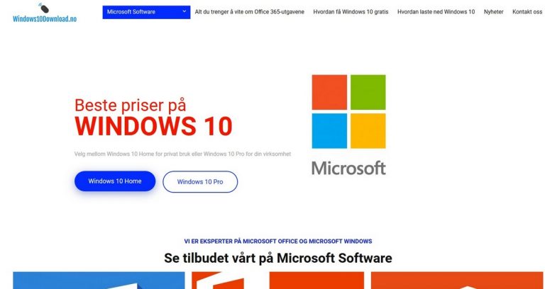 Anmeldelse av ny side om Windows 10