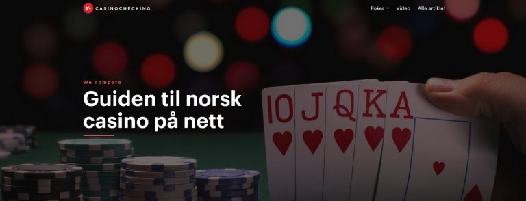 Anmeldelse av nettsiden Casinochecking.com Anmeldelse av nettsiden Casinochecking.com