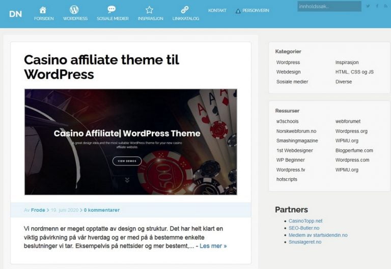 Anmeldelse av Dittnettsted.com