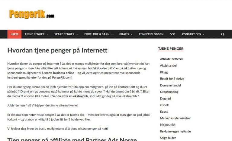 Anmeldelse av pengerik.com