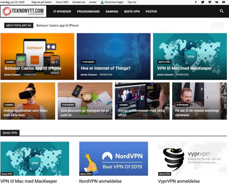 Anmeldelse av teknonytt.com Anmeldelse av teknonytt.com