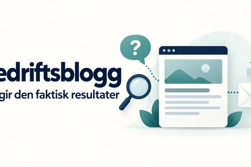 Bedriftsblogg: slik gir den faktisk resultater